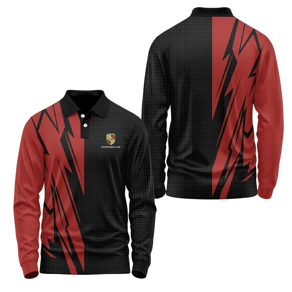 Porsche Apparel | 4-Way Stretch Performance Fabric with Moisture-Wicking Technology | Comfortable Activewear for All-Day Use 6