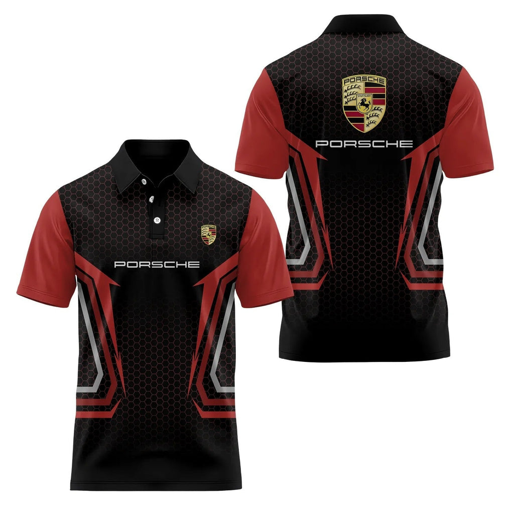 Porsche Apparels | Performance Fabric Apparel with 4-Way Stretch | Moisture-Wicking for Ultimate Comfort 2