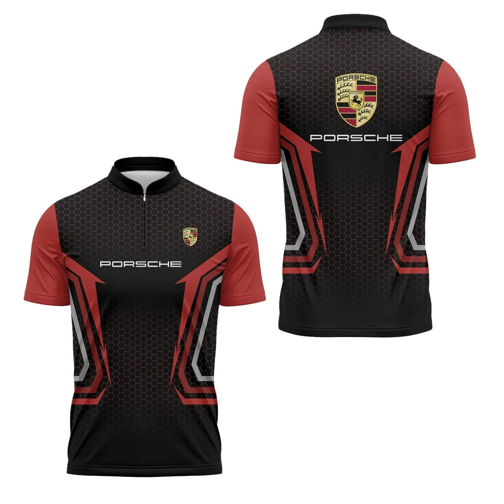 Porsche Apparels | Performance Fabric Apparel with 4-Way Stretch | Moisture-Wicking for Ultimate Comfort 5