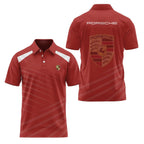 Porsche Apparels | 4-Way Stretch Performance Fabric Top with Moisture-Wicking Technology for Ultimate Comfort 2