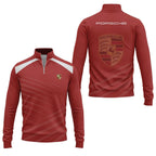 Porsche Apparels | 4-Way Stretch Performance Fabric Top with Moisture-Wicking Technology for Ultimate Comfort 7